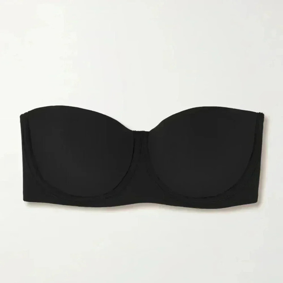 NWT SKIMS Fits Everybody Strapless Bra - Onyx - Picture 4 of 7